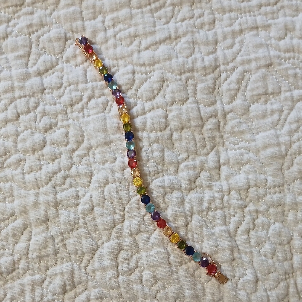 Colorful Gemstone Bracelet